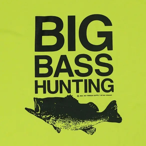 Big Bass Fishing Funny Bandana