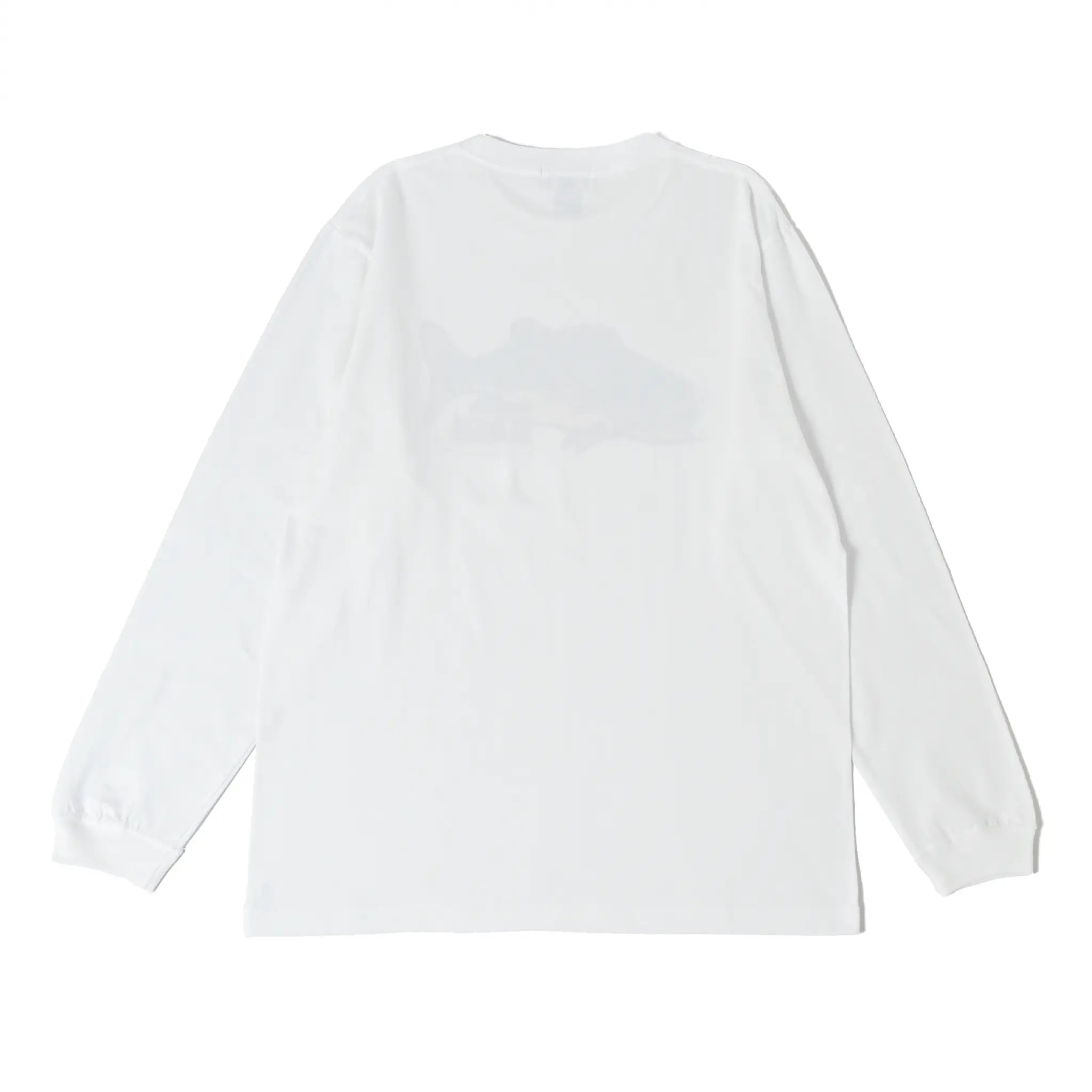 バス釣り ロンT 長袖 MONSTER BASS Long T-shirt(White)