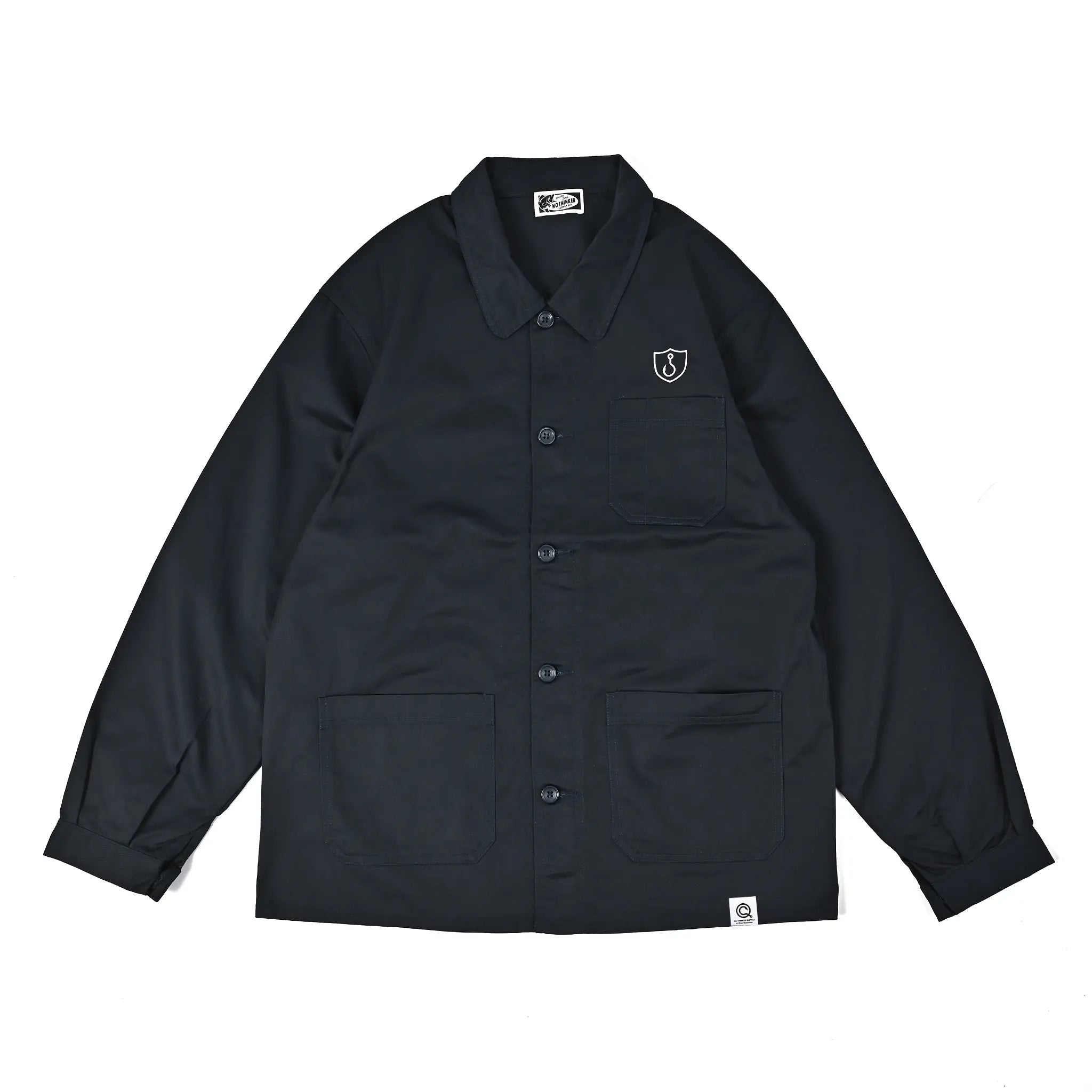 LETS GO CATCH EM Coverall Jacket(NAVY) – バス釣り アパレル NO