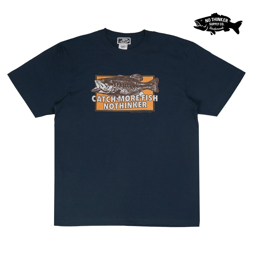 CATCH MORE FISH-Tshirts （Slate） バス釣り アパレル NO THINKER SUPPLY