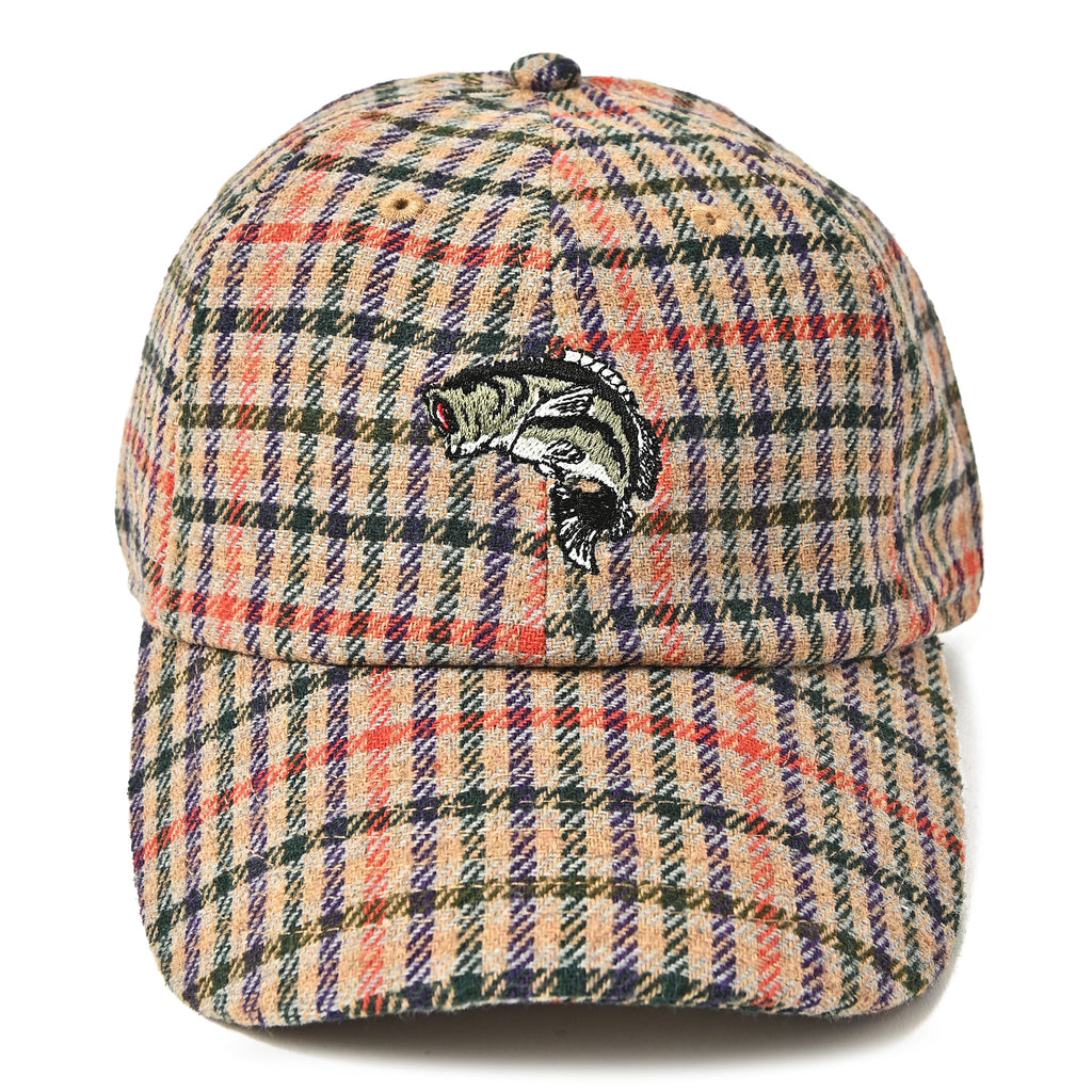 tweed 6panel CAP　（check） バス釣り アパレル NO THINKER SUPPLY